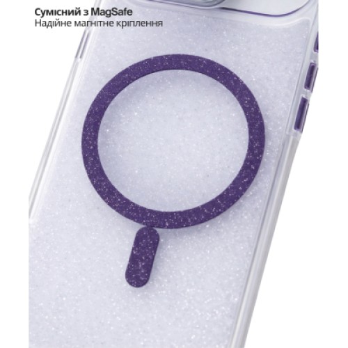 Чехол для мобильного телефона BeCover FIBRA Star Shine MagSafe Apple iPhone 17 Air Purple (715423)