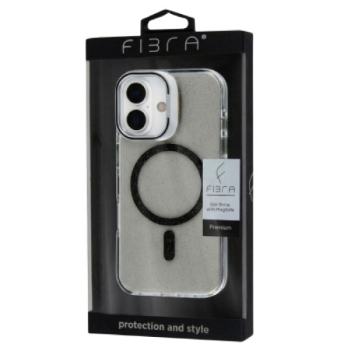 Чехол для мобильного телефона BeCover FIBRA Star Shine MagSafe Apple iPhone 17 Black (715411)