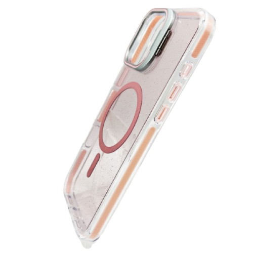 Чехол для мобильного телефона BeCover FIBRA Star Shine MagSafe Apple iPhone 17 Light Pink (715414)