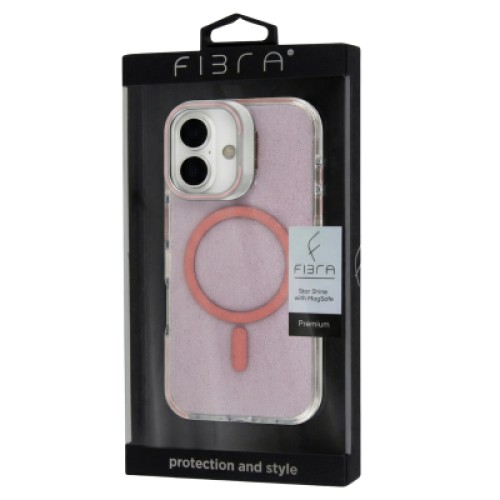 Чехол для мобильного телефона BeCover FIBRA Star Shine MagSafe Apple iPhone 17 Light Pink (715414)