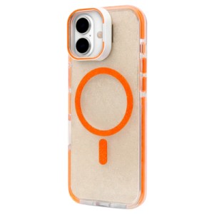 Чохол до мобільного телефона BeCover FIBRA Star Shine MagSafe Apple iPhone 17 Orange (715415)