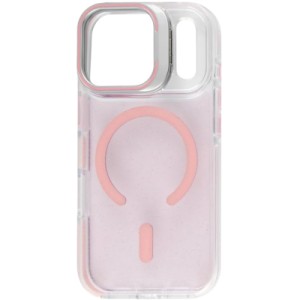 Чохол до мобільного телефона BeCover FIBRA Star Shine MagSafe Apple iPhone 17 Pro Light Pink (715428)