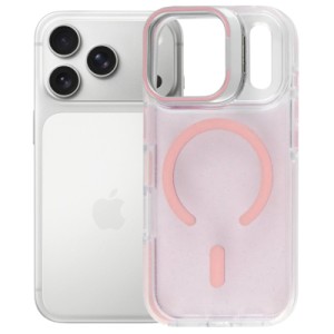 Чохол до мобільного телефона BeCover FIBRA Star Shine MagSafe Apple iPhone 17 Pro Light Pink (715428)