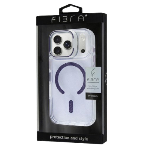Чехол для мобильного телефона BeCover FIBRA Star Shine MagSafe Apple iPhone 17 Pro Max Purple (715437)