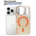 Чехол для мобильного телефона BeCover FIBRA Star Shine MagSafe Apple iPhone 17 Pro Orange (715429)
