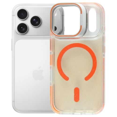 Чехол для мобильного телефона BeCover FIBRA Star Shine MagSafe Apple iPhone 17 Pro Orange (715429)