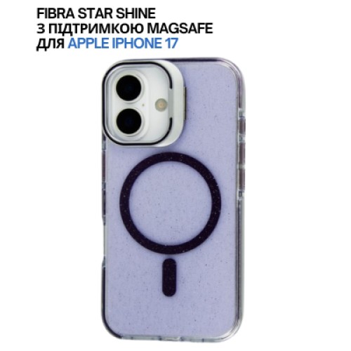 Чехол для мобильного телефона BeCover FIBRA Star Shine MagSafe Apple iPhone 17 Purple (715416)