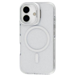 Чохол до мобільного телефона BeCover FIBRA Star Shine MagSafe Apple iPhone 17 White (715417)