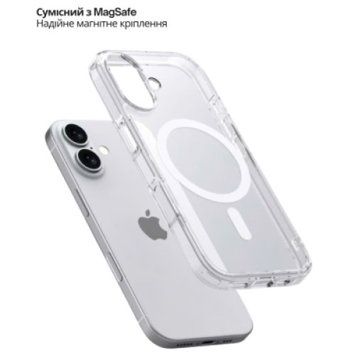 Чехол для мобильного телефона BeCover FIBRA Crystal MagSafe Apple iPhone 17 (715366)