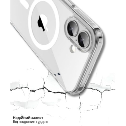 Чехол для мобильного телефона BeCover FIBRA Crystal MagSafe Apple iPhone 17 (715366)