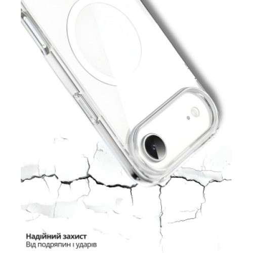 Чехол для мобильного телефона BeCover FIBRA Crystal MagSafe Apple iPhone 17 Air (715367)
