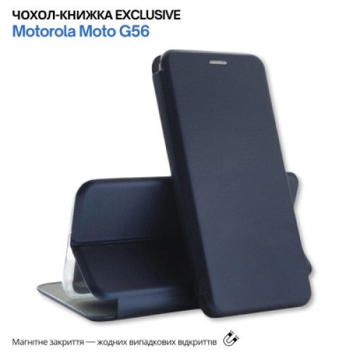 Чехол для мобильного телефона BeCover Exclusive Motorola Moto G56 Deep Blue (715490)