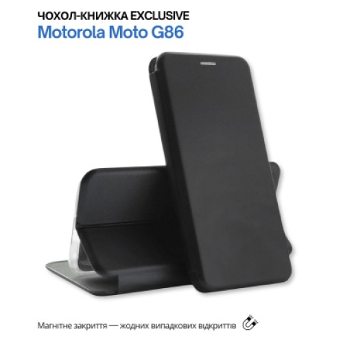Чехол для мобильного телефона BeCover Exclusive Motorola Moto G86 Black (715353) Чехол для мобильного телефона BeCover Exclusive Motorola Moto G86 Black (715353)