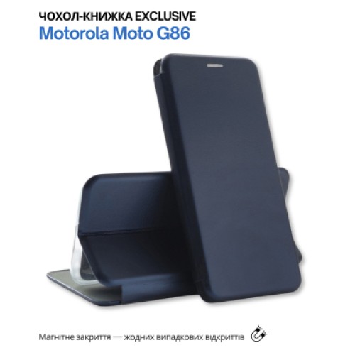 Чехол для мобильного телефона BeCover Exclusive Motorola Moto G86 Deep Blue (715371) Чехол для мобильного телефона BeCover Exclusive Motorola Moto G86 Deep Blue (715371)