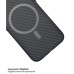 Чехол для мобильного телефона BeCover FIBRA Carbonite MagSafe Apple iPhone 17 Air Black (715407)