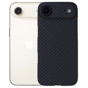 Чохол до мобільного телефона BeCover FIBRA Carbonite MagSafe Apple iPhone 17 Air Black (715407)