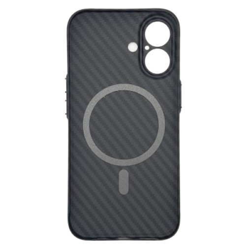 Чехол для мобильного телефона BeCover FIBRA Carbonite MagSafe Apple iPhone 17 Black (715406)