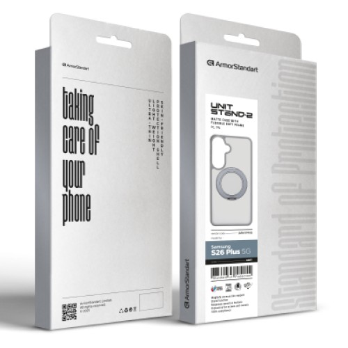 Чехол для мобильного телефона Armorstandart Unit Stand2 Samsung S26 Plus 5G Grey (ARM89960)