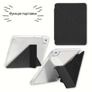 Чохол до планшета BeCover Ultra Slim Origami Transparent Apple iPad Air 13" M4 2026 Black (715287)