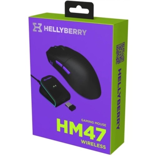 Мышка Hator Hellyberry HM47 Wireless Black/Violet (HM47_black_violet)