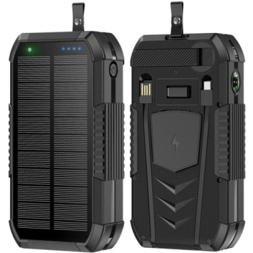 Батарея универсальная AURA NRG-40SE ARM SOLAR 40000mAh Wireless Dynamo charging Black (PBANRG40SEB)