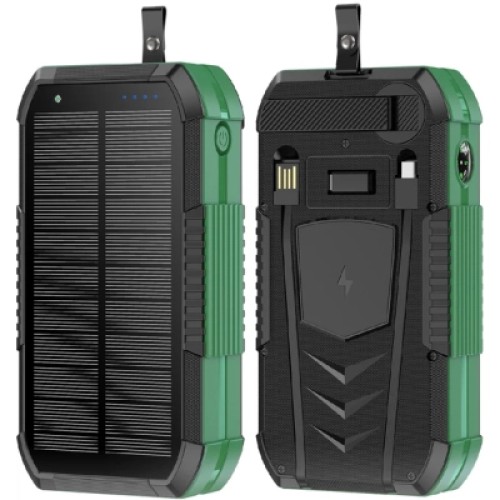 Батарея универсальная AURA NRG-40SE ARM SOLAR 40000mAh Wireless Dynamo charging Green (PBANRG40SEG)