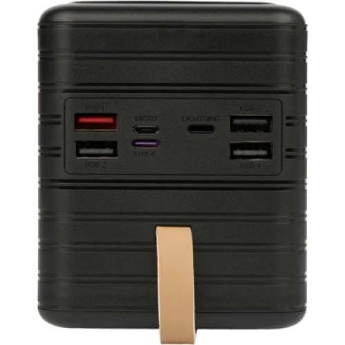 Батарея универсальная AURA NRG-P100 100000mAh 22.5W Black (PBANRG-P100B)