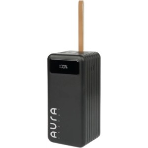 Батарея універсальна AURA NRG-P80 80000mAh 22.5W Black (PBANRG-P80B)
