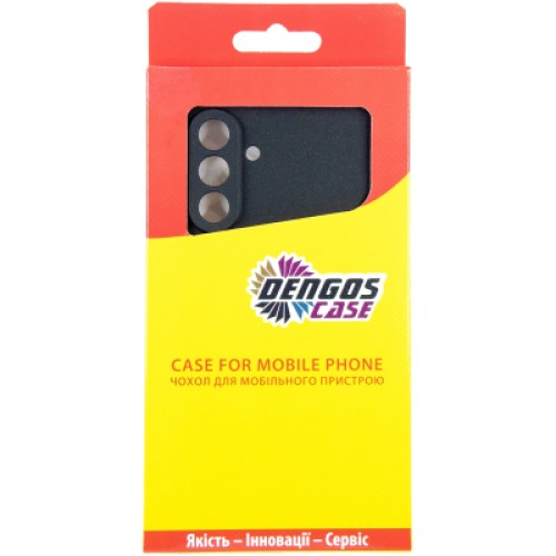 Чехол для мобильного телефона Dengos Carbon Samsung Galaxy A37 Black (DG-TPU-CRBN-259)