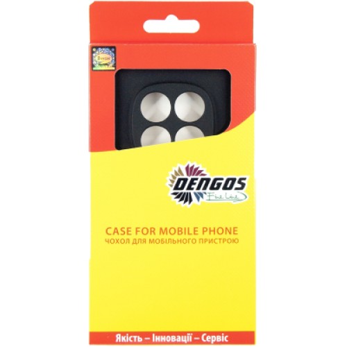 Чехол для мобильного телефона Dengos Carbon Xiaomi Redmi Note 15 Pro 4G Black (DG-TPU-CRBN-256)
