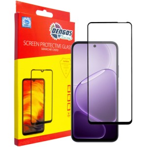 Стекло защитное Dengos Full Glue OPPO A6x 4G / A6k 4G / A6 4G Black (TGFG-438)