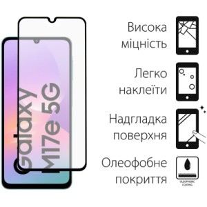 Стекло защитное Dengos Full Glue Samsung Galaxy M17e Black (TGFG-441)