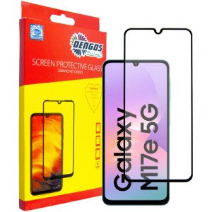 Стекло защитное Dengos Full Glue Samsung Galaxy M17e Black (TGFG-441)
