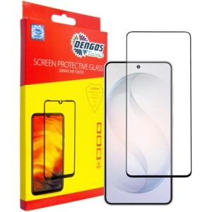 Стекло защитное Dengos Full Glue Samsung Galaxy S26 Black (TGFG-442)