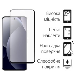Стекло защитное Dengos Full Glue Xiaomi Redmi Note 15 Pro 4G Black (TGFG-445)