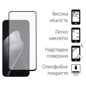 Стекло защитное Dengos Super-D Full Glue Xiaomi 15T / 15T Pro Black (TGFG-SD-11)