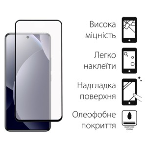 Стекло защитное Dengos Super-D Full Glue Xiaomi Redmi Note 15 Pro 5G Black (TGFG-SD-10)