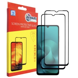 Стекло защитное Dengos Motorola G06 / G06 Power Black 2 pcs (DG-TG2P-92)