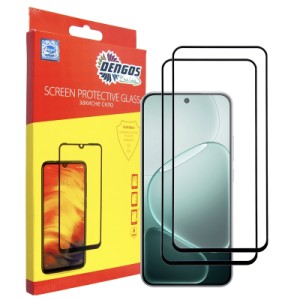 Стекло защитное Dengos OPPO A6 Pro Black 2 pcs (DG-TG2P-94)