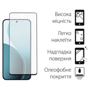Стекло защитное Dengos OPPO Reno14 / Reno14 F / Reno14 FS 5G Black 2 pcs (DG-TG2P-93)