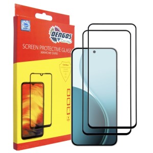 Стекло защитное Dengos OPPO Reno14 / Reno14 F / Reno14 FS 5G Black 2 pcs (DG-TG2P-93)