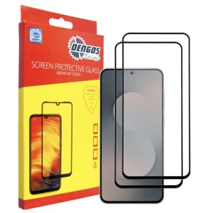 Стекло защитное Dengos Samsung Galaxy S25 FE Black 2 pcs (DG-TG2P-91)