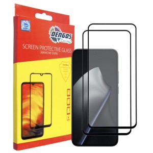 Стекло защитное Dengos Xiaomi 15T / 15T Pro 5G Black 2 pcs (DG-TG2P-98)