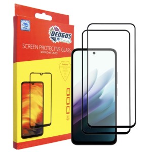 Скло захисне Dengos Xiaomi Redmi 15 4G Black 2 pcs (DG-TG2P-90)