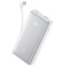 Батарея универсальная Anker 10000mAh 22.5W Built-In USB-C Cable White (A110DH21)