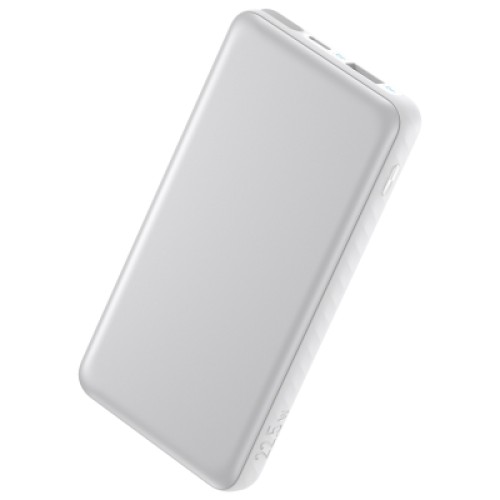 Батарея универсальная Anker 10000mAh 22.5W Built-In USB-C Cable White (A110DH21)