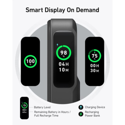 Батарея универсальная Anker 10000mAh MagGo Qi2/15W + USB-C PD 27W Black (A1654G11)
