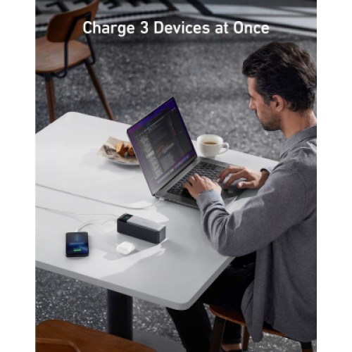 Батарея универсальная Anker 24000mAh PowerCore 737 GaNPrime 140W PD Black (A1289011)