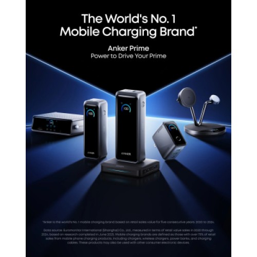 Батарея универсальная Anker 26000mAh Prime 300W PD Black (A110AH11)
