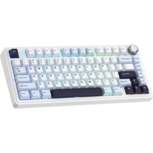 Клавіатура Aula F75 Pink Switch USB UA White (6978080504883)